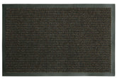 Fanmats 27392 Ribbed Utility Mat, 28 in L, 18 in W, Polypropylene Rug, Brown